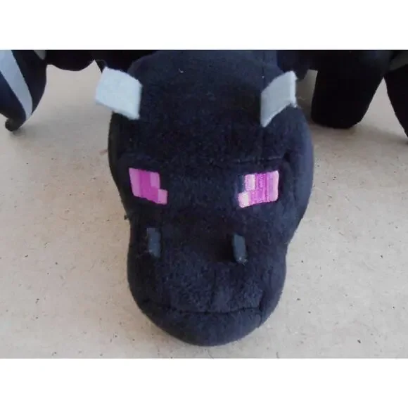 Minecraft Ender Dragon 21" Plush Black And Gray Dragon Stuffed Animal Plush Toy - Picture 5 of 5